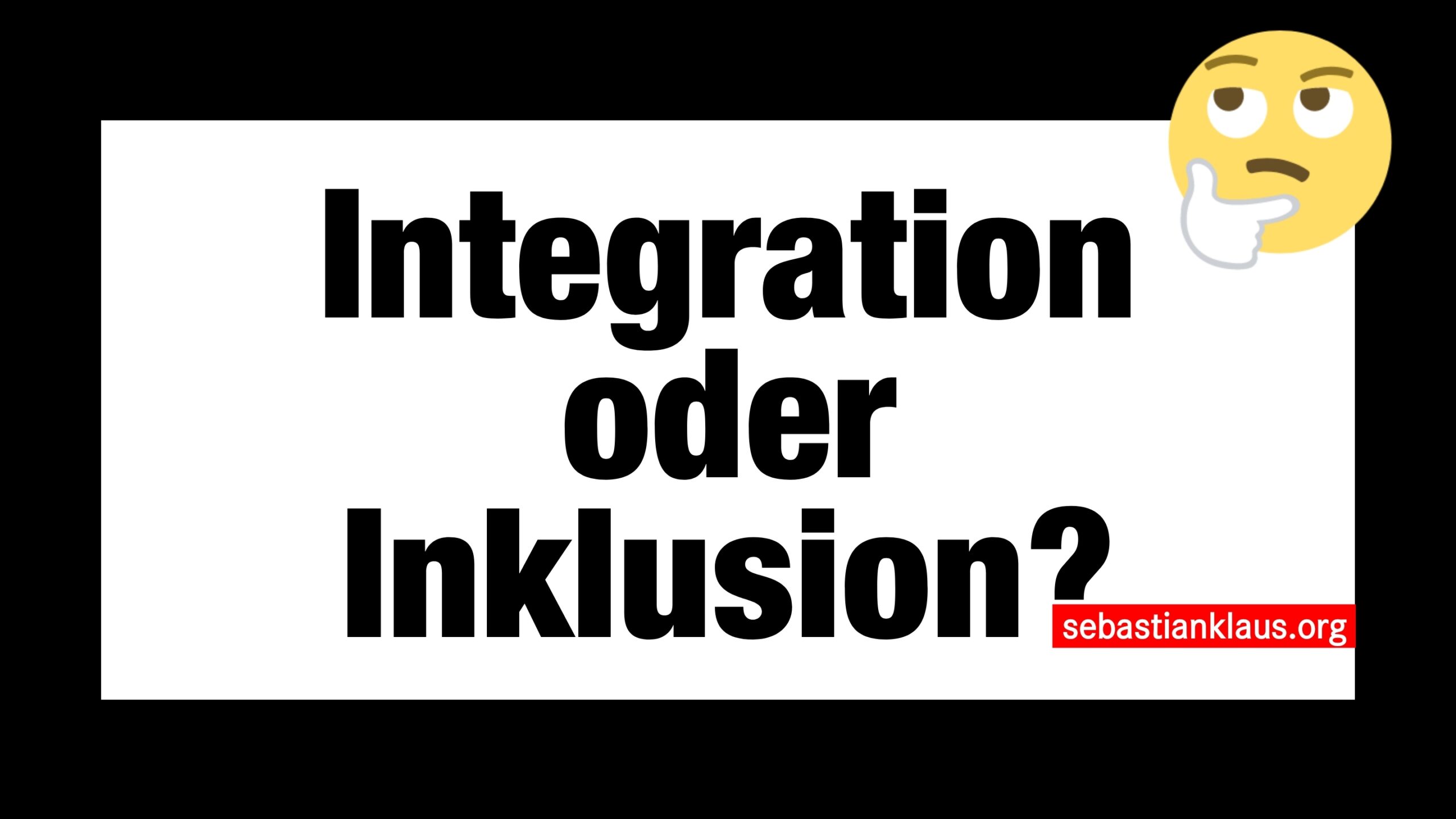 Die Krux mit der Integration